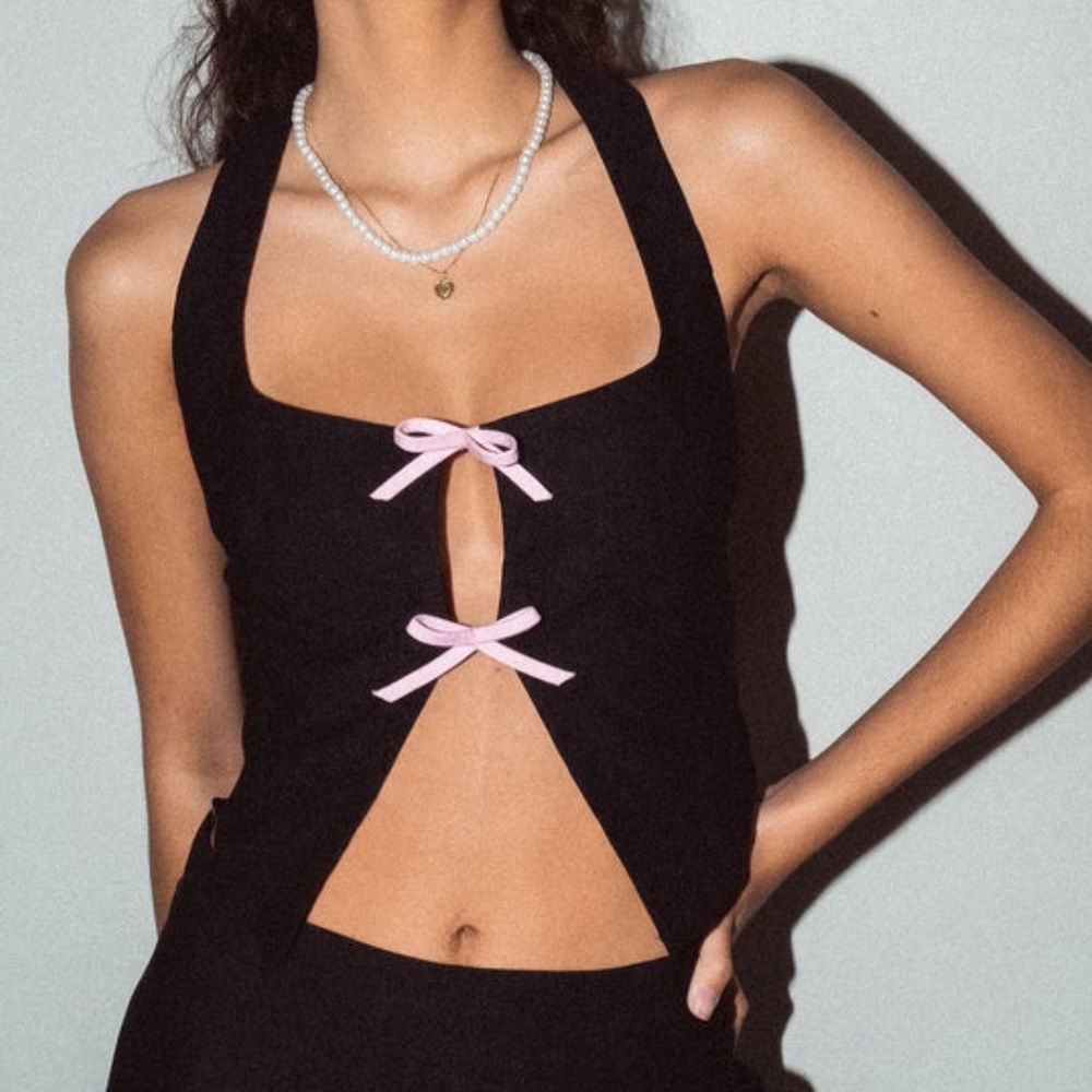 Motel Kenaya Bow top size small NWT